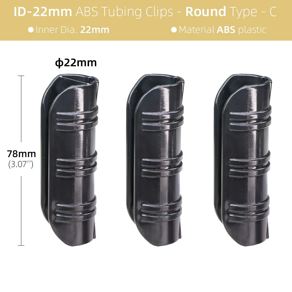 

Пластиковые зажимы для труб 19/20/22/25/28 мм