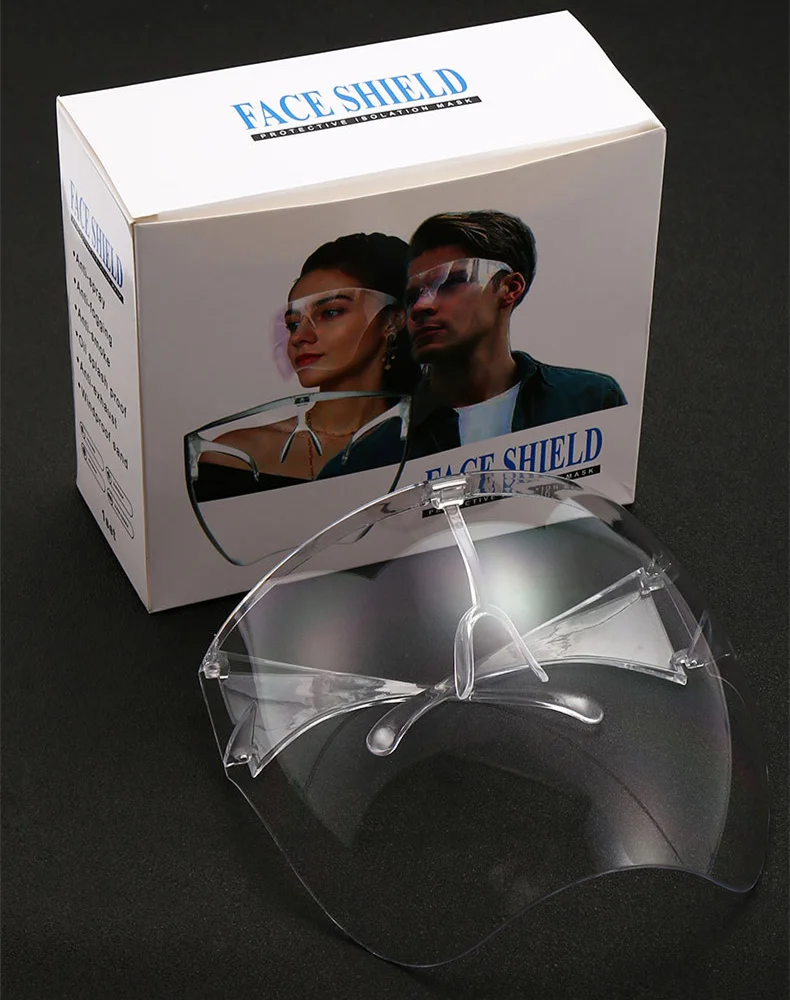 

Men's Women's Faceshield Protective Glasses Goggles Safety Blocc Glasses Anti-Spray Mask Protective Goggle Glass Sunglasses