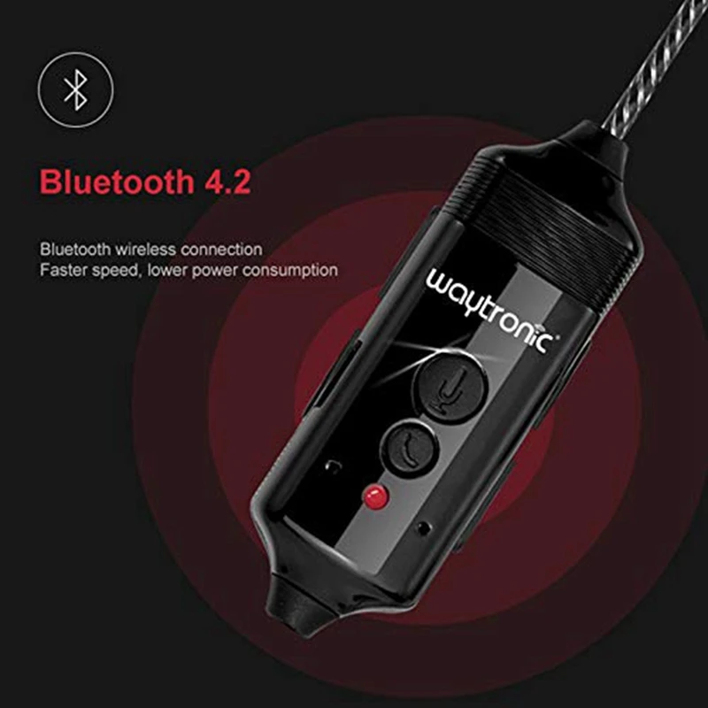 Waytronic беспроводные Bluetooth звонки рекордер Наушники мобильный телефон разговор