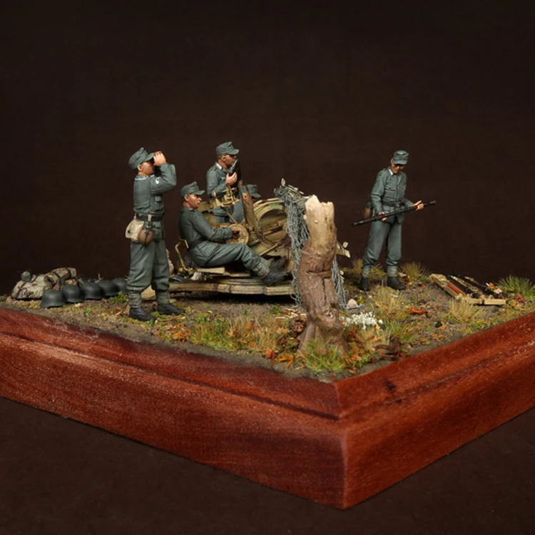 1/35 Экипаж FLAK38 (всего 5 фигурок) набор для сборки фигурок из смолы|Наборы моделей| |