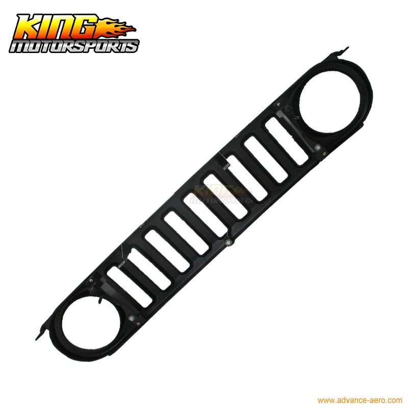 Подходит для Toyota FJ Cruiser H2 2007-2014 Черный ABS передний бампер капот решетку США