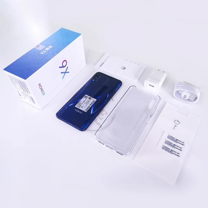 Honor 9X Global rom, 4 ГБ, 64 ГБ, 128 ГБ, 48 МП, две камеры, GPU Kirin 810, четыре ядра, 6,59 дюймов, FHD, полный экран, мобильный телефон, смартфон