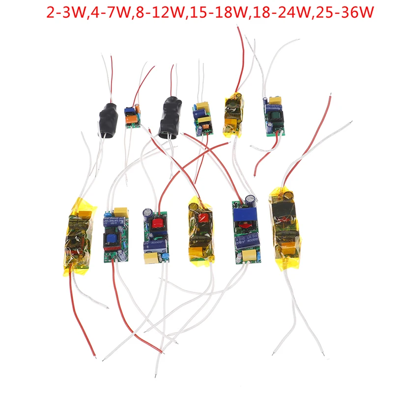 

LED Lamp Driver Light Transformer AC86-265V Power Supply Adapter For LED Light