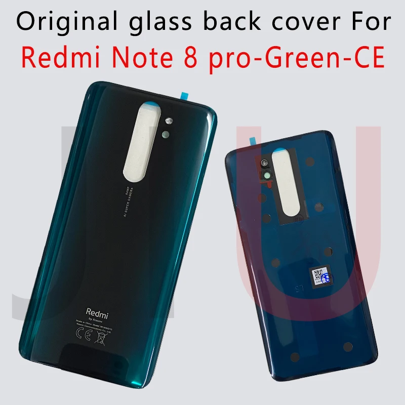 Cubierta de bater&iacute;a trasera para Redmi Note 8 Pro, carcasa de cristal trasera, 100% Original, CE-2