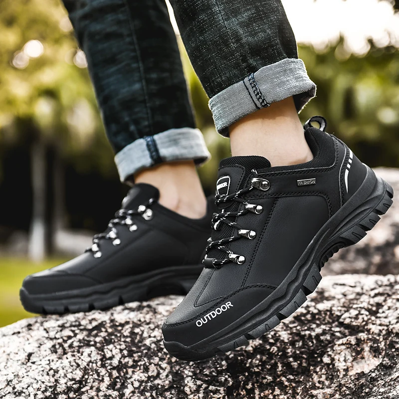 

Men Hiking Shoes Big Size 39-48 Outdoor Tourism Climbing Shoes Non-slip Male Climbing Mountain Shoes Hiking Hunting Sneakers