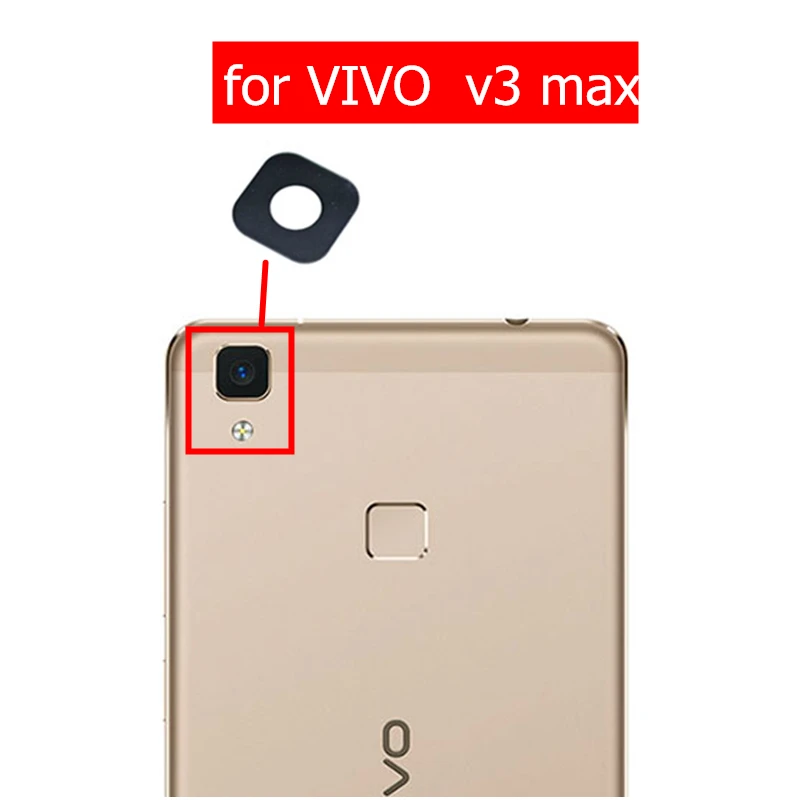 Стеклянный объектив для камеры vivo v3 max 2 шт. Задняя стеклянная линза с клеем замены