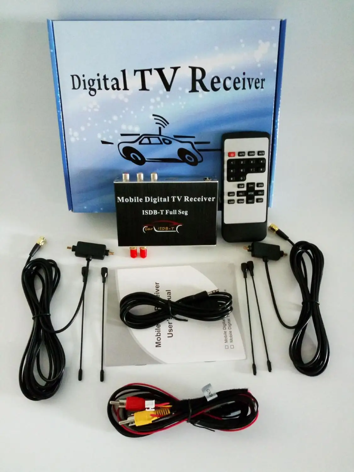 Полный SEG цифровая ТВ коробка DVB ISDB приемник для автомобиля dvd android 9 0 Бразилии Перу