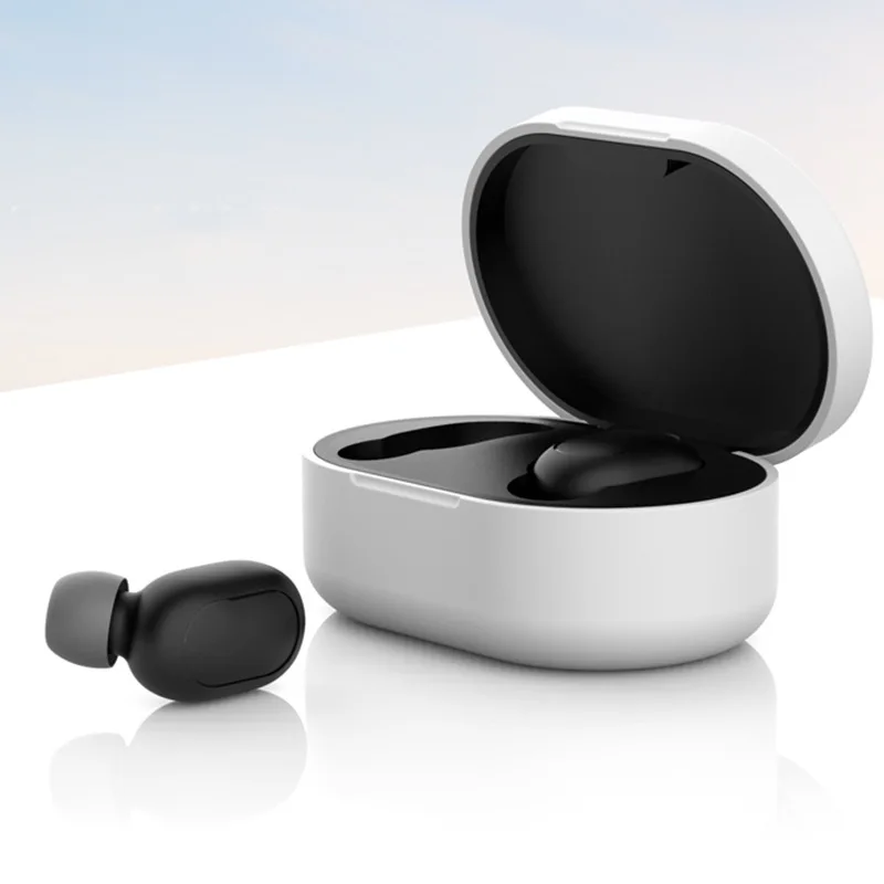 Xiaomi bluetooth наушники Xiaomi Redmi Airdots беспроводные наушники Голосовое управление Bluetooth 5,0 управление AI - Цвет: Белый