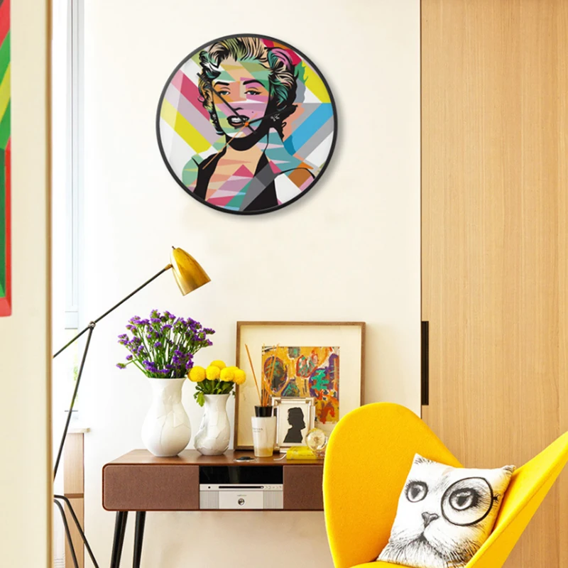 Настенные часы Мэрилин Монро певец секс-символы значок на стену музыкальный