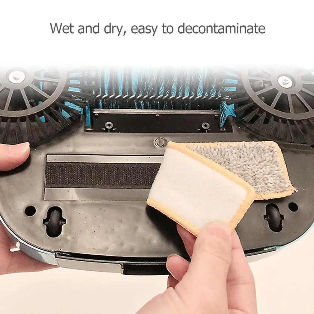 

Push Type Hand Push Sweeper Magic Broom Dustpan Sweeping Machine Stainless Steel for Easily Portable Cleaning Elements
