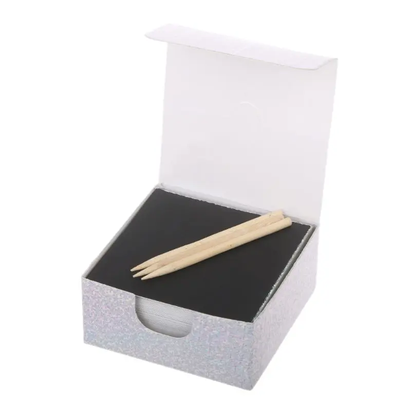 Скретч бумага с деревянным стилусом для рисования|Юный художник| |