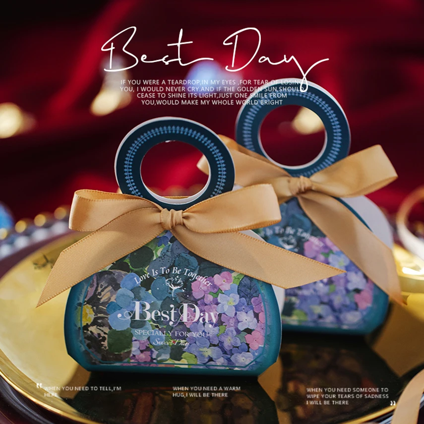 Коробка для конфет с нильским садом Свадебная коробка украшений Подарочный