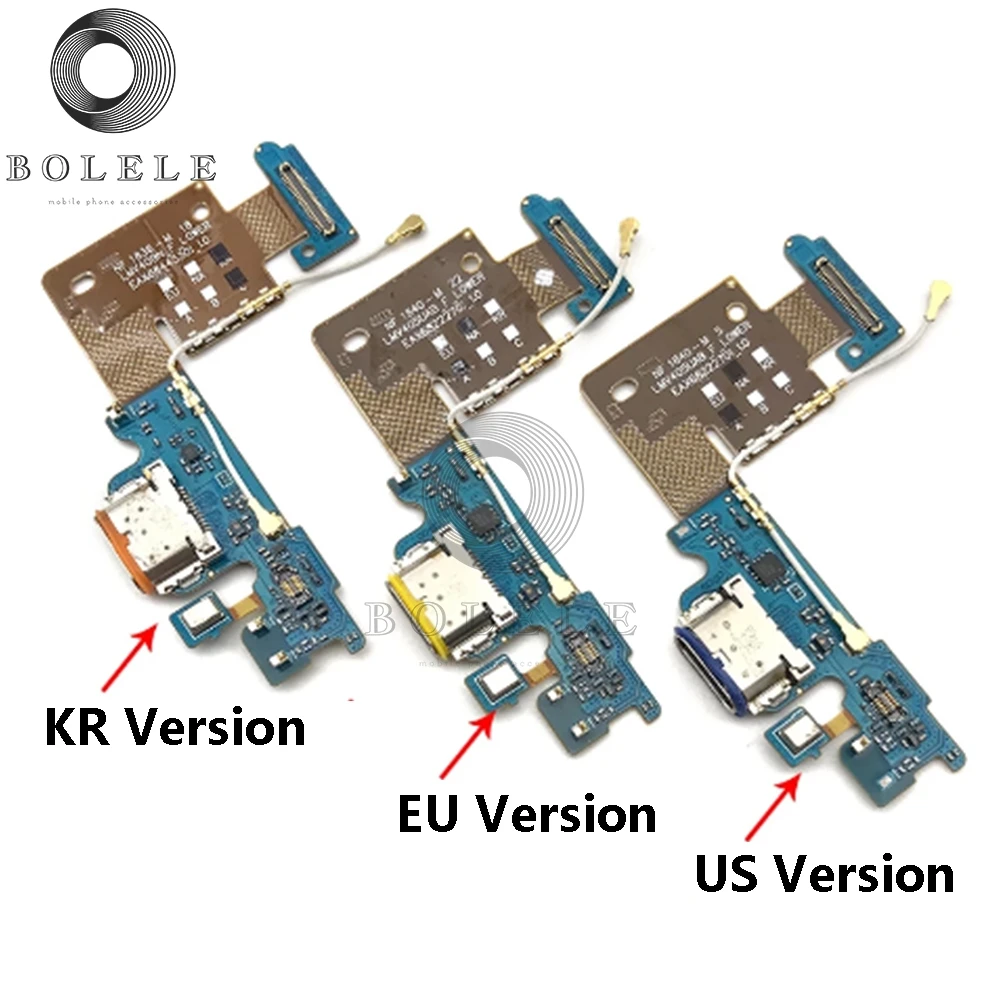 Оригинальная плата USB-порта для зарядки LG V40 ThinQ USB-порт разъем зарядного