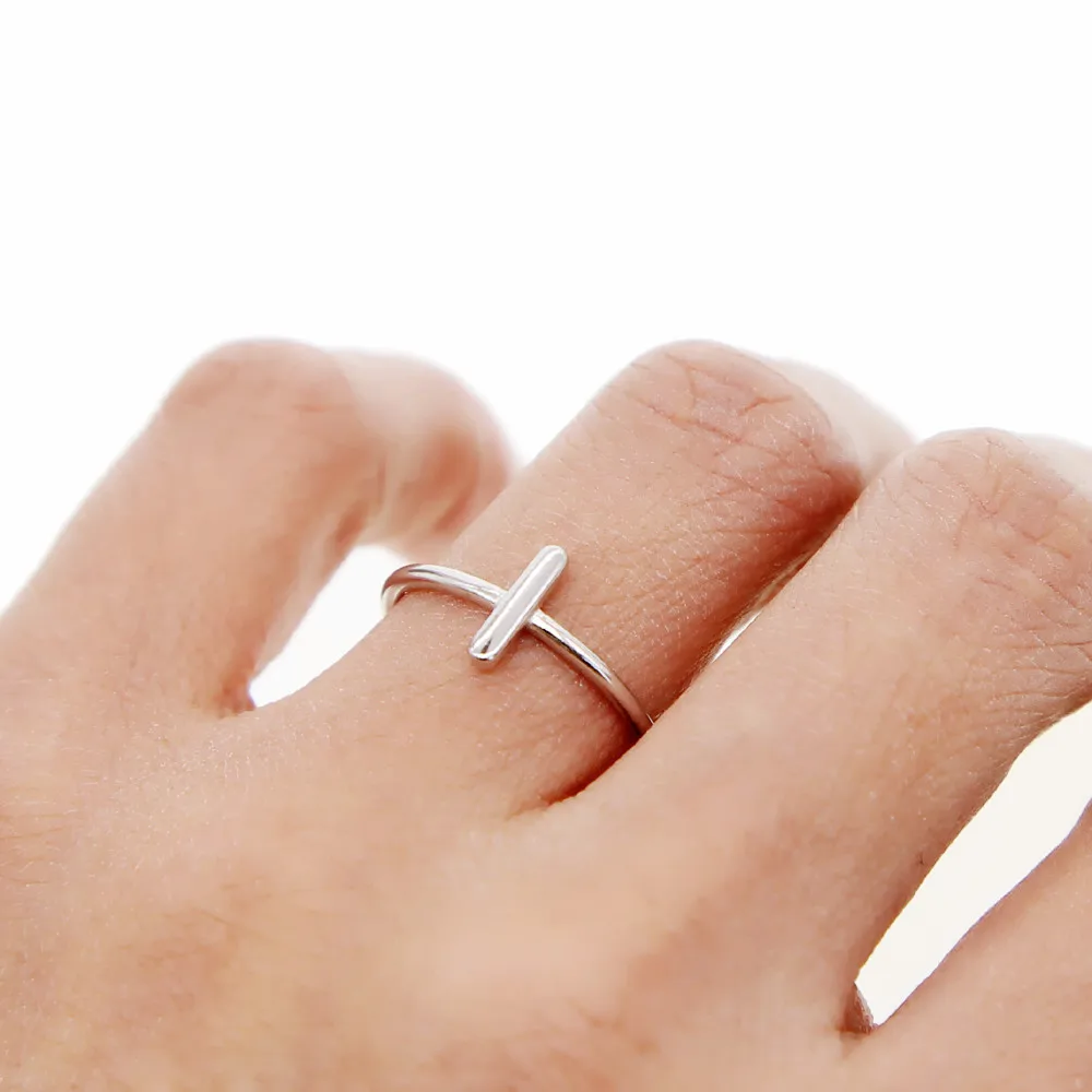 2019 Новый ГАРАНТИРУЕТ 925 пробы серебро простой крест дизайн Минимальный в