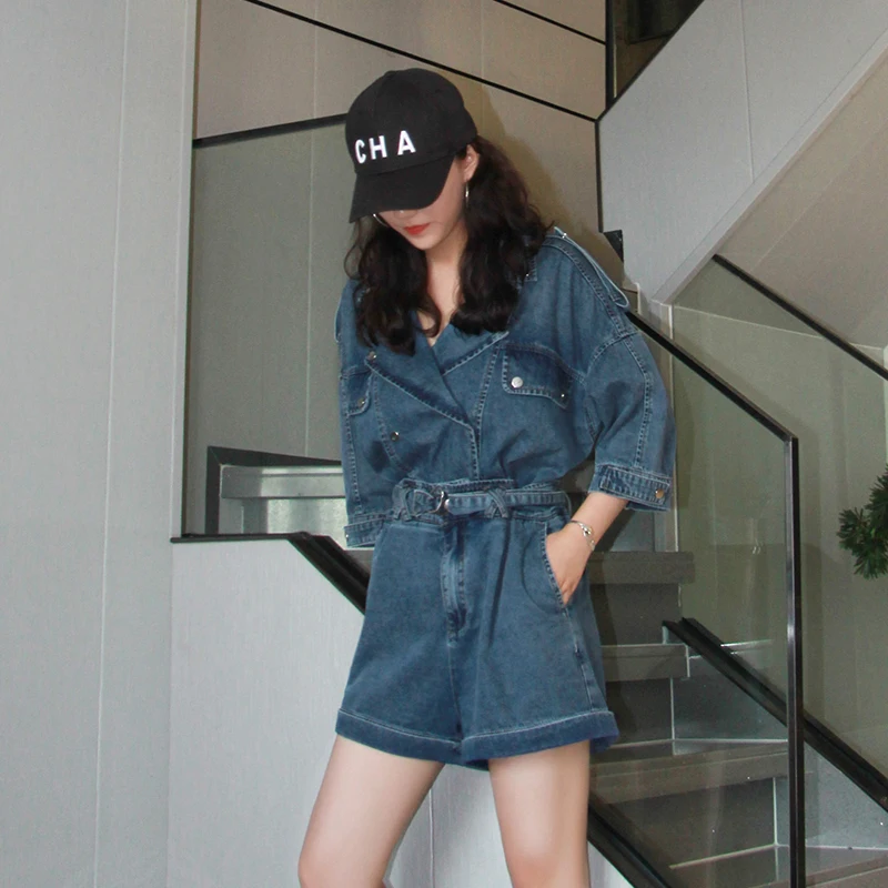 

Pursuits new autumn wear high-waisted slim jumpsuit loose for women