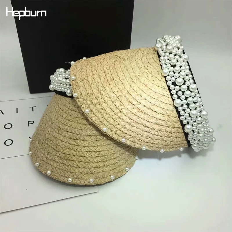 Хепберн новый бренд без верхней козырек шапки шляпы на весну лето для женщин