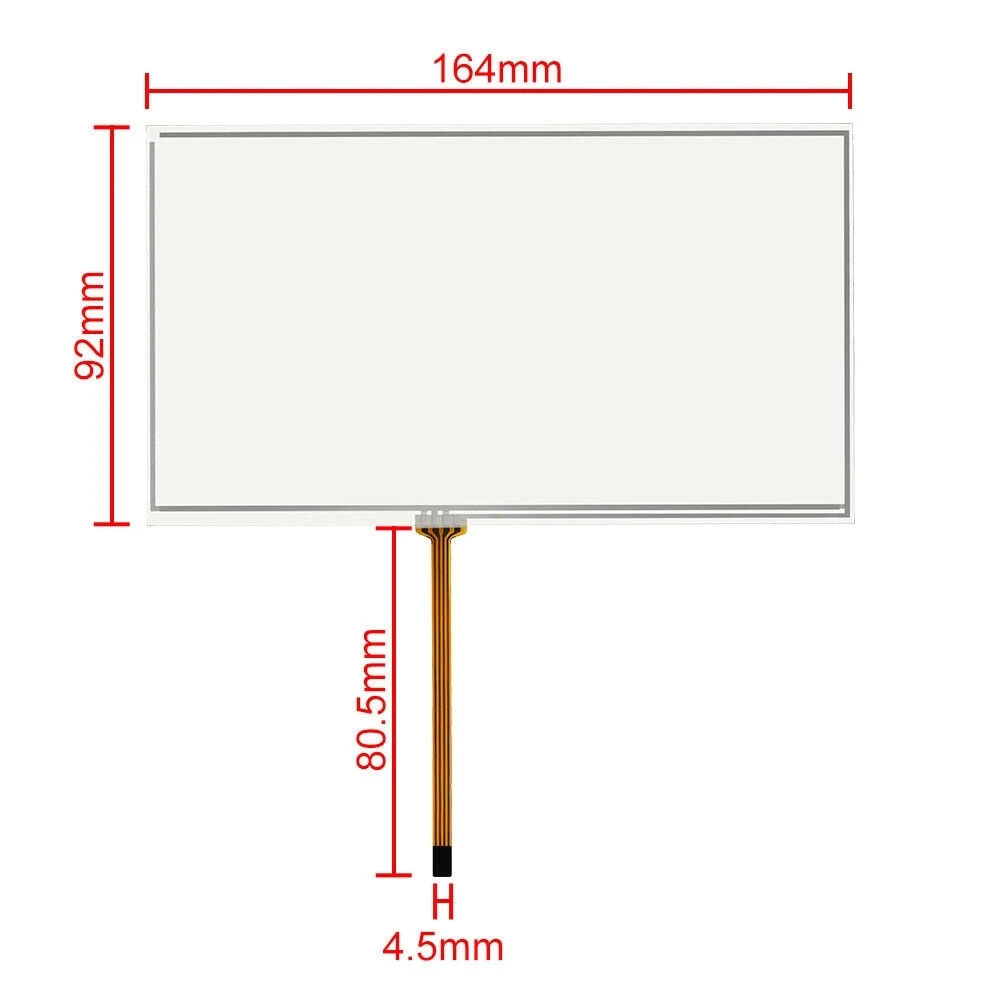

7" Touch Screen Digitizer for Nissan Frontier Navigation Radio Made by Panasonic
