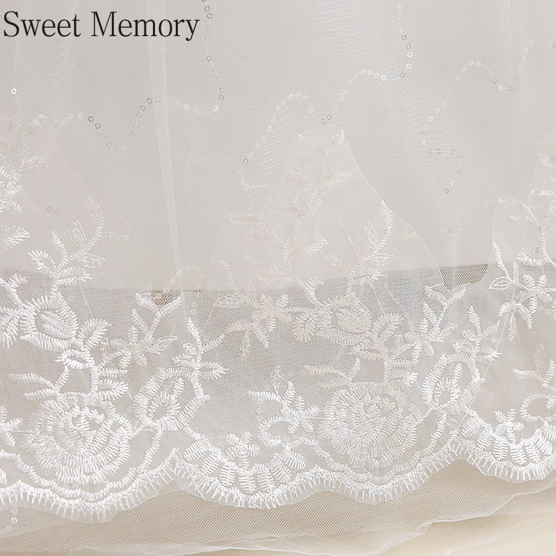 

Sweetheart Bridal Gown Princess Dress 2021 Ball Gown Strapless Beading Embroidery Lace Up White Wedding Dresses Sweet Memory