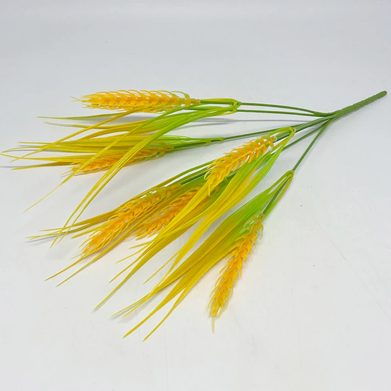 Искусственная пшеница цветок с шипами букет из риса пшеничная солома