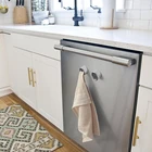 Зажимы для чайных полотенец, 1 шт., держатель для чайных полотенец, крючок, самоклеящаяся кухонная ткань, зажим для ванной, кухонный держатель для полотенец