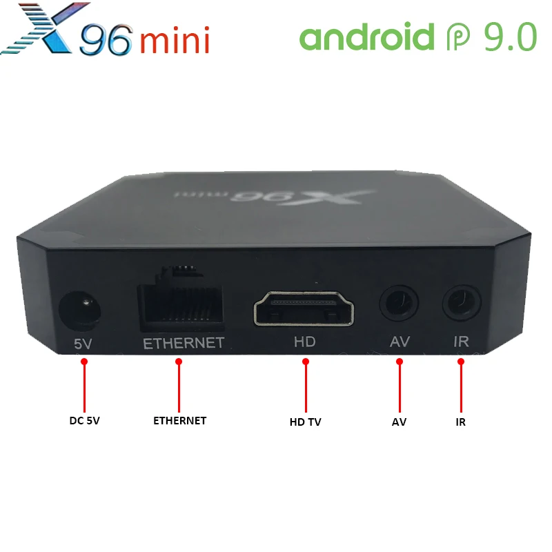 X96mini Android 9 0 OS 2 Гб 16 S905W четыре ядра Поддержка 4 ГГц беспроводной WIFI Smart