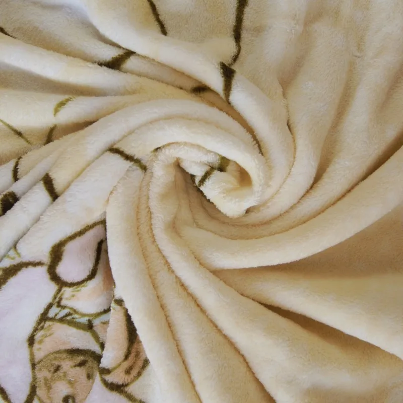 Дисней мультфильм светильник желтый Классический Винни коралловый флис детское