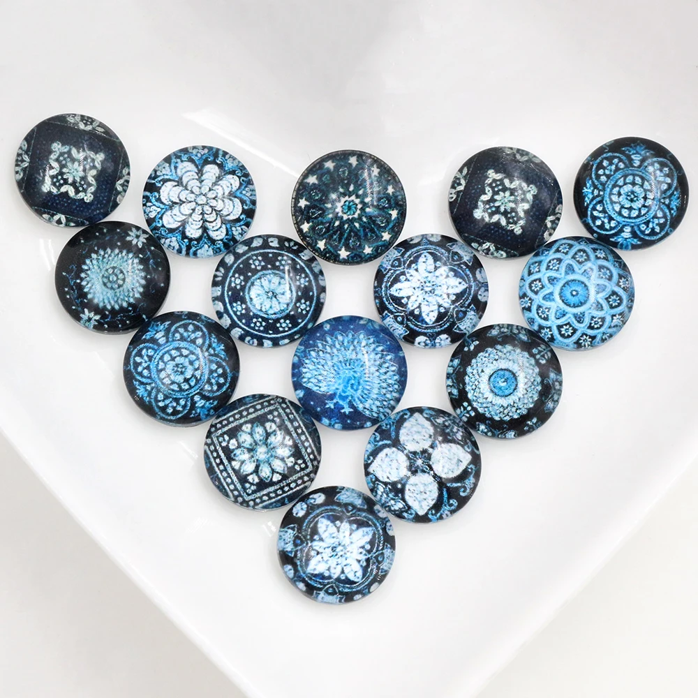 Горячая продажа 50 шт Мульти Стиль 12 мм Новая мода смешанный ручной работы фото