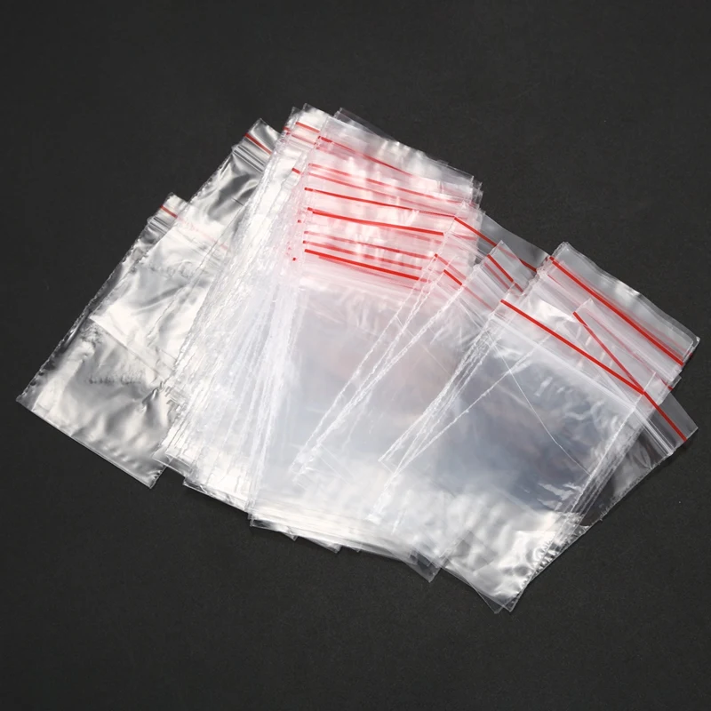 Прозрачная Ручка самопрессованное уплотнение закрывающийся полиэтиленовый