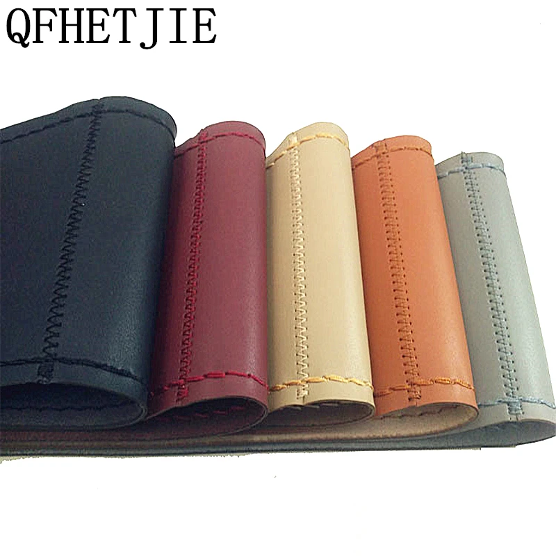 

New 5 styles Free Delivery 38cm Auto Car Steering Wheel Cover Soft Anti-slip Car Steering Cover Braid With Needles and Thread