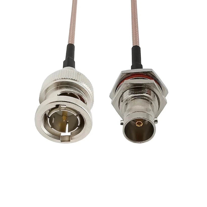 RG179 Cable BNC Male to Female Bulkhead 75 Ohm Connector 30/20/15CM HD SDI Transfer RF Video Signals Pigtail Coax Cord | Обустройство