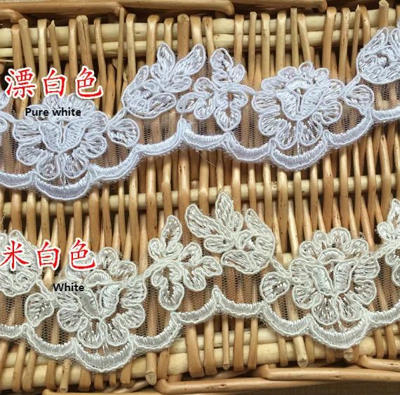

High-quality Rayon Car Bone Wedding Veil Dress AccessoriesLace 5cm Wide