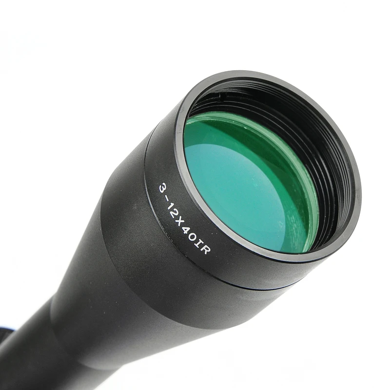FFP HD 3-12X40 IR Rifle Scope Optical Sight Red Illuminated Glass Etched Reticle Hunting Shooting | Спорт и развлечения