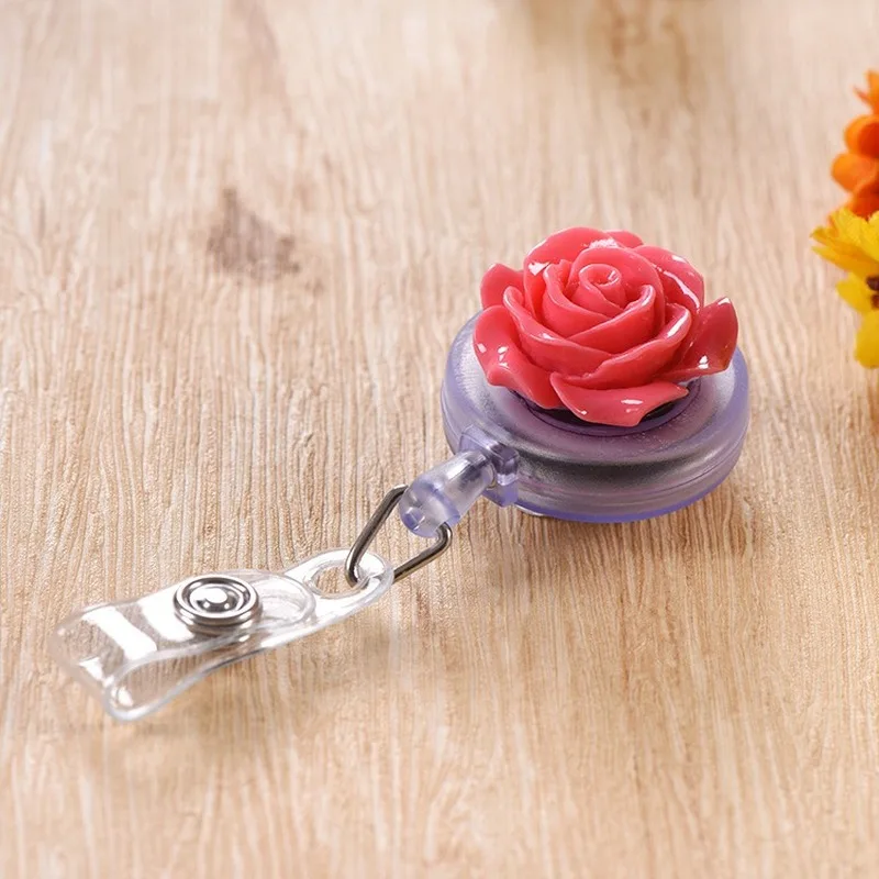 

Retractable ID Card badge reel Hospital Nurse Favor Key Ring ID Lanyard Name Tag