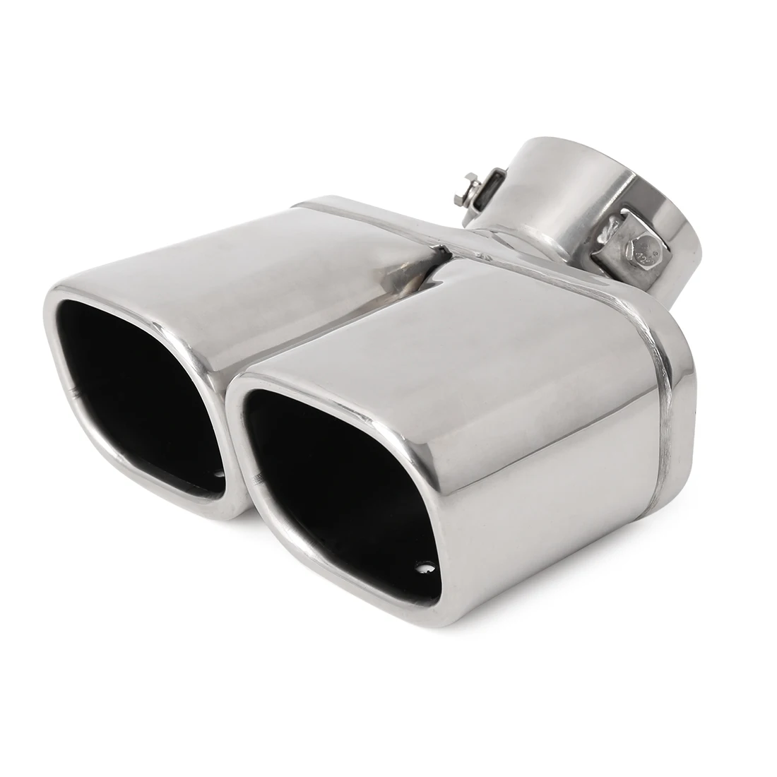X Autohaux Нержавеющая Сталь автомобильный двойной настенный наконечник выхлопной