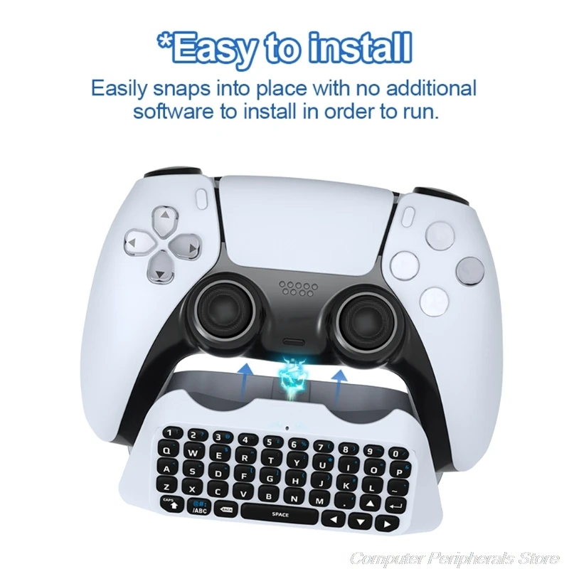 Встроенный динамик 3 5 мм Беспроводная клавиатура геймпад для PS5 Dual имеец A29 21