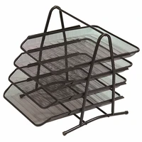 metal mesh file shelf a4 paper office mesh document file magazine paper letter tray organizer holder office school supplies