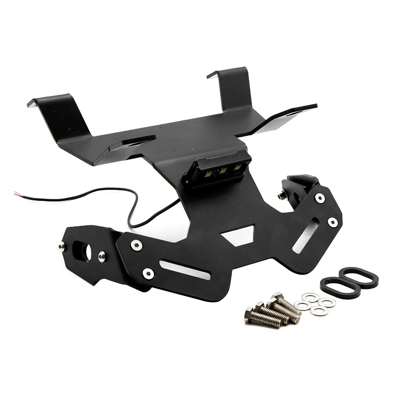 

Motorcycle License Plate Bracket Holder Mount LED Light for HONDA CB125R CB250R CB300R 2018-2020