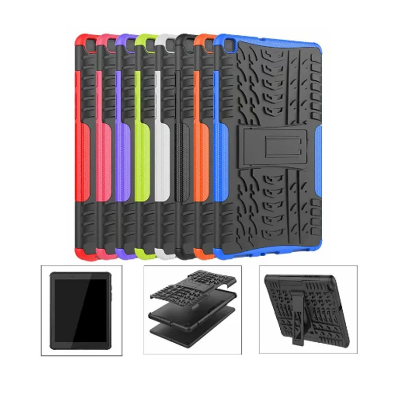 

For Samsung GALAXY Tab T590 T510 T720 P200 T290 T860 P610 T870 T970 T500 T220 Armor case Tablet TPU+PC Shockproof Stand Cover