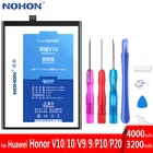 Nohon Аккумулятор для Huawei Honor V10 10 V9 9 играть P10 плюс P20 Nova 3 батарея Замена Bateria HB386589ECW HB396285ECW HB386280ECW
