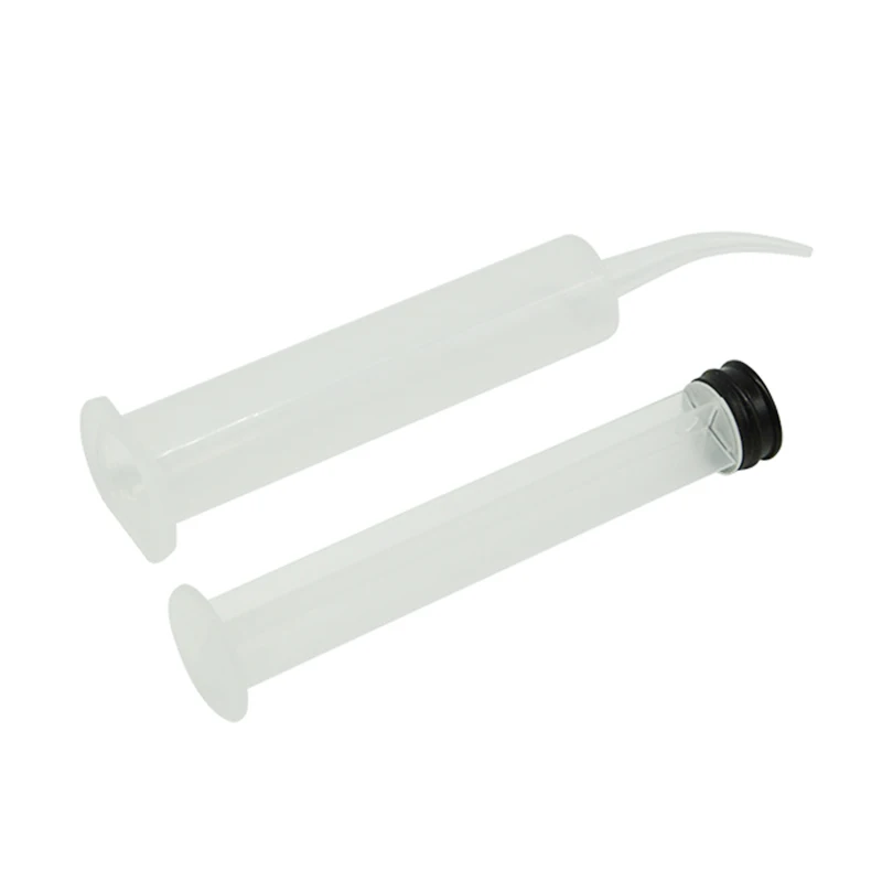 

2pc Dental Disposable Elbow Syringe Irrigation Syringe Cleaner Dental Oral Care Dental Whitening Hygiene With Tip Material I4J0