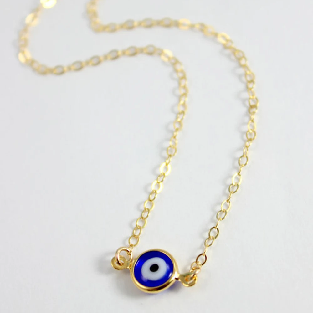 SUMENG модное очаровательное готическое винтажное панк ожерелье с подвеской в виде глаз дьявола-медное ожерелье со сглаза подарки