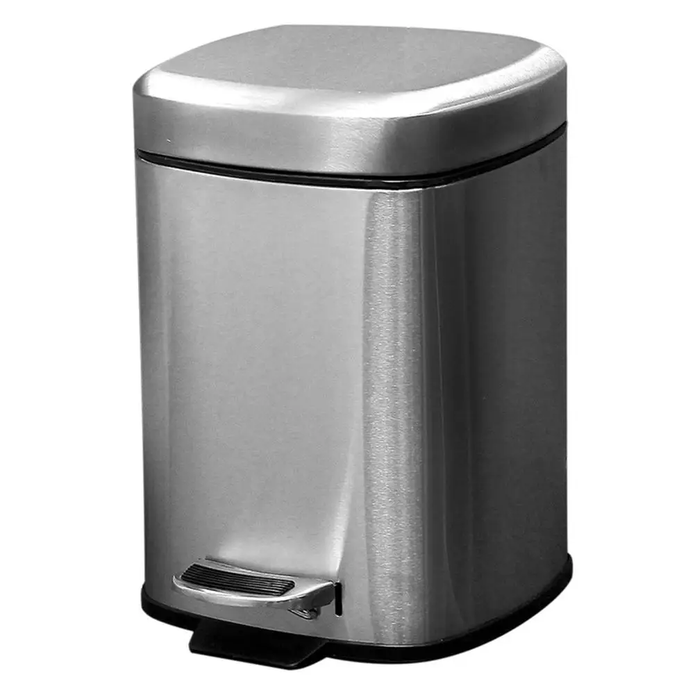 Кухонная мусорная корзина из нержавеющей стали для домашней зоны мусорное ведро