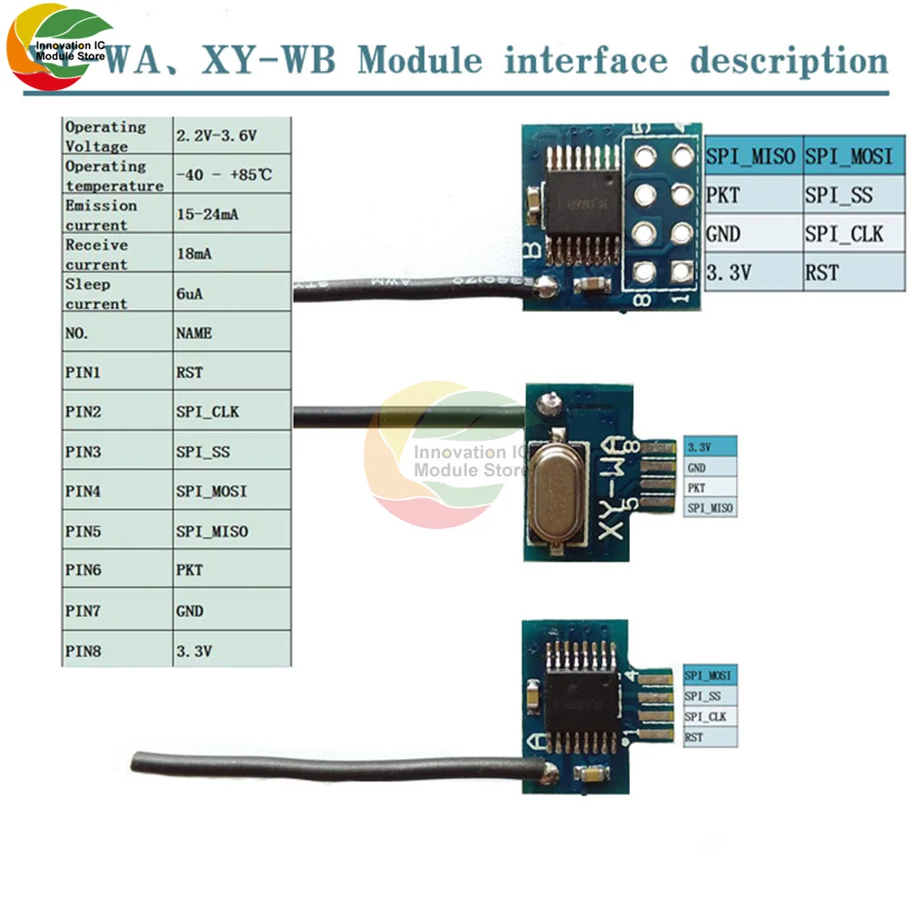 XY-WA 2 4G 3 V беспроводной модуль приемопередатчика дальнего действия с низким
