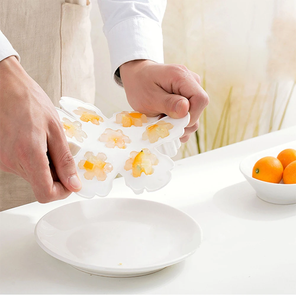 Для дома кухни лоток для льда летняя сотовая форма кубики контейнеры хранения