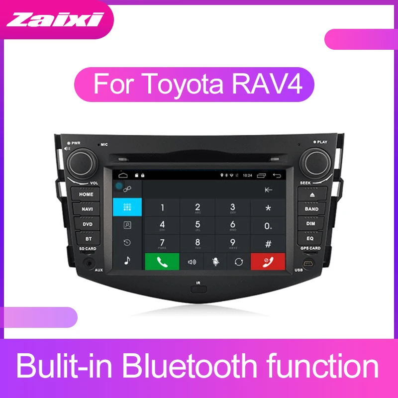 Автомагнитола ZaiXi с сенсорным экраном Android для Toyota RAV4 RAV 4 2006 ~ 2012 поддержка GPS navi Ipod