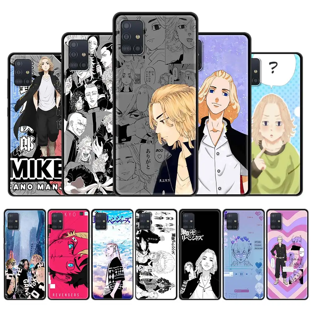 

Tokyo Revengers Silicone Case For Samsung Galaxy A51 A52 A71 A32 A72 5G A21s A12 A31 A41 A02s A11 A91 Back Soft Phone Cover