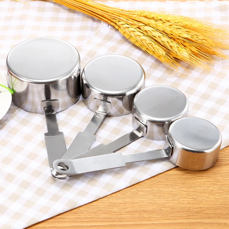 

4Pcs Coffee Scoop Stainless Steel Barista Tools Flour Coffee Powder Measuring Spoon For Kitchen Portable Washable Teaspoon