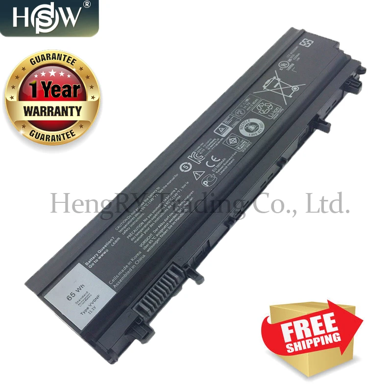 Аккумулятор HSW 11 1 В 65 Втч VV0NF N5YH9 для Dell Latitude E5540 E5440 WGCW6 CXF66 VJXMC 0M7T5F 0K8HC 1N9C0 7W6K0 F49WX