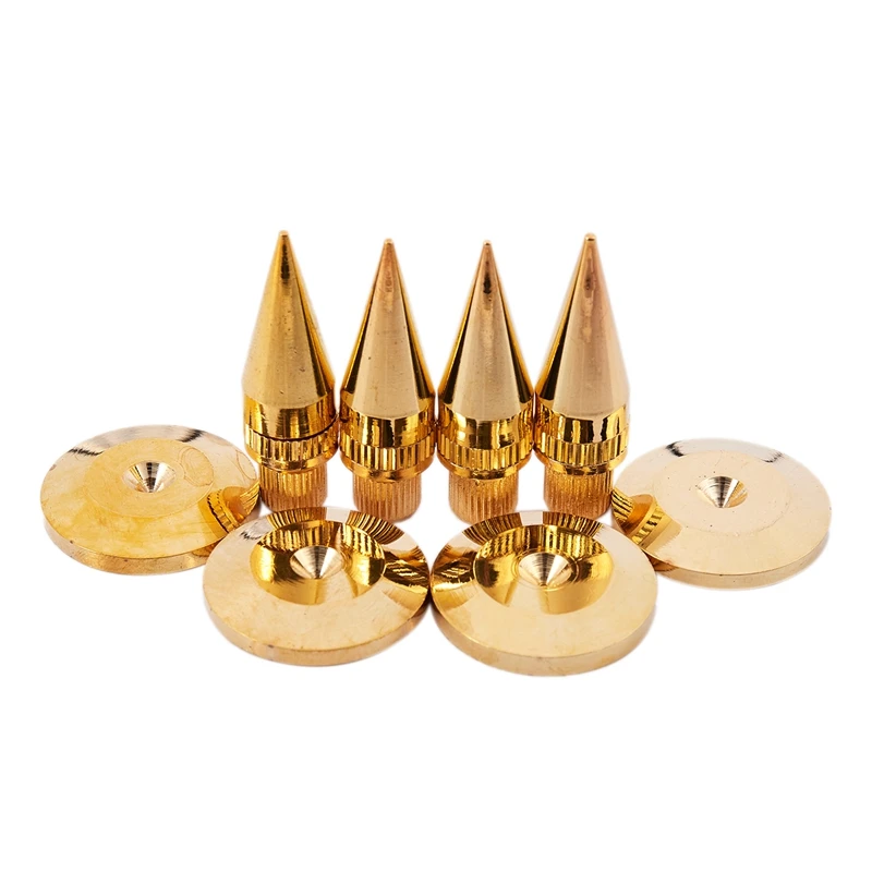 6X36 мм медный динамик Спайк изоляционная подставка + для ног коврик изоляция Pads-4Pcs