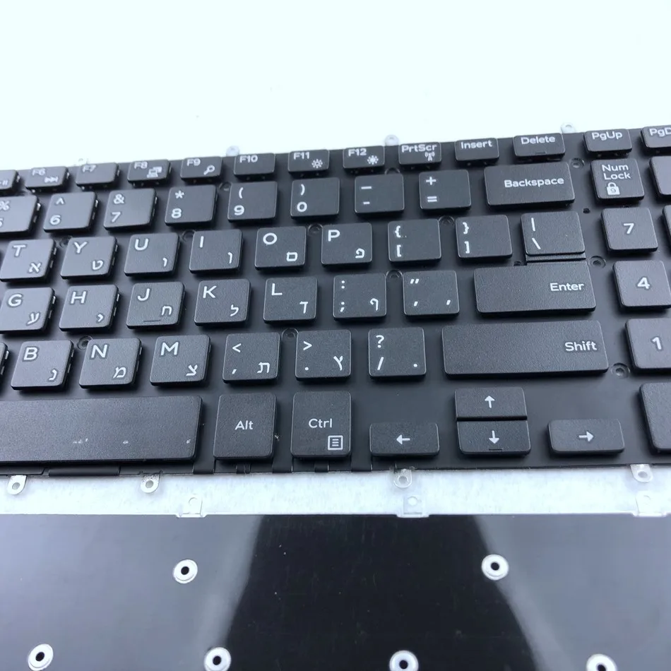 Иврит Клавиатура для ноутбука Dell Inspiron 15 7566 7567 5570 5575 7570 7577 без рамки|Клавиатуры